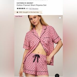 Victoria Secret Short Pajama Set